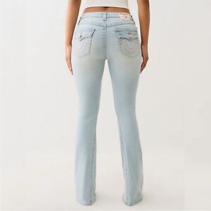 True Religion Joey Mid Rise Big T Flare Jeans 30 New with tags
